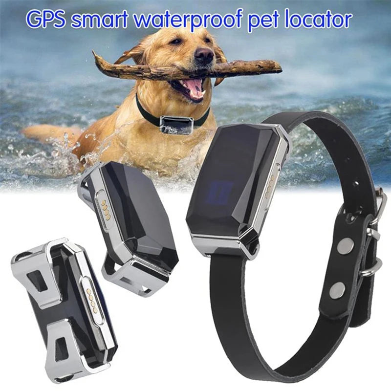 G12 Smart GPS Pet Tracker Collar – Waterproof Location Device for Cats & Dogs